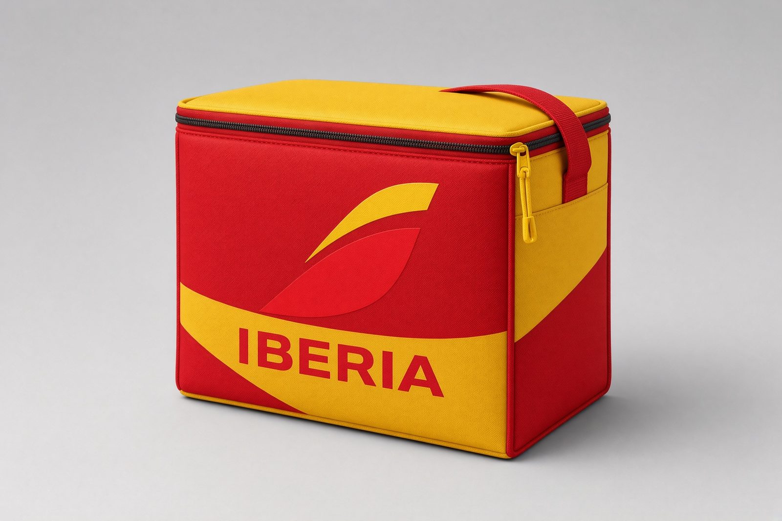 Campaign cooler with Iberia screen print